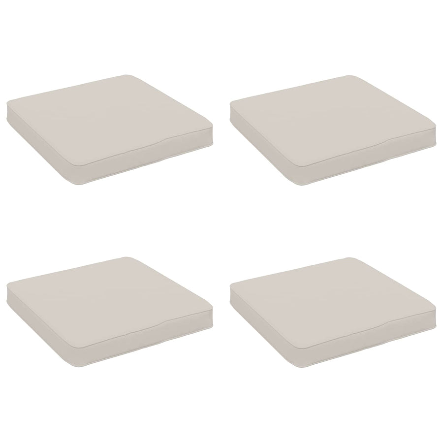 4-Piece Zitkussens VUGHT 4 pcs 100% Polyester Wit