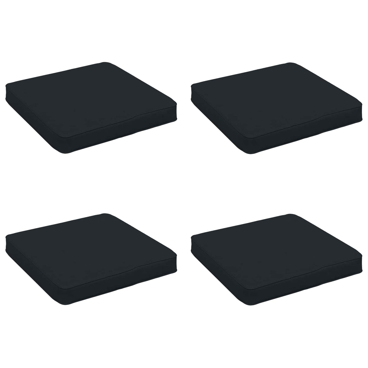 4-Piece Zitkussens VUGHT 4 pcs 100% Polyester Donkerblauw