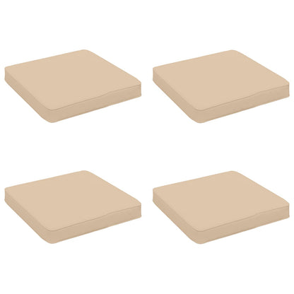 4-Piece Zitkussens VUGHT 4 pcs 100% Polyester Crèmekleurig