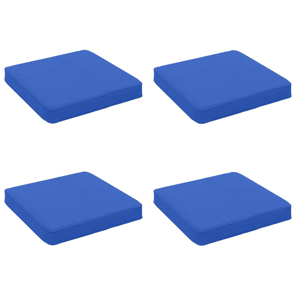 4-Piece Zitkussens VUGHT 4 pcs 100% Polyester Koninklijk Blauw