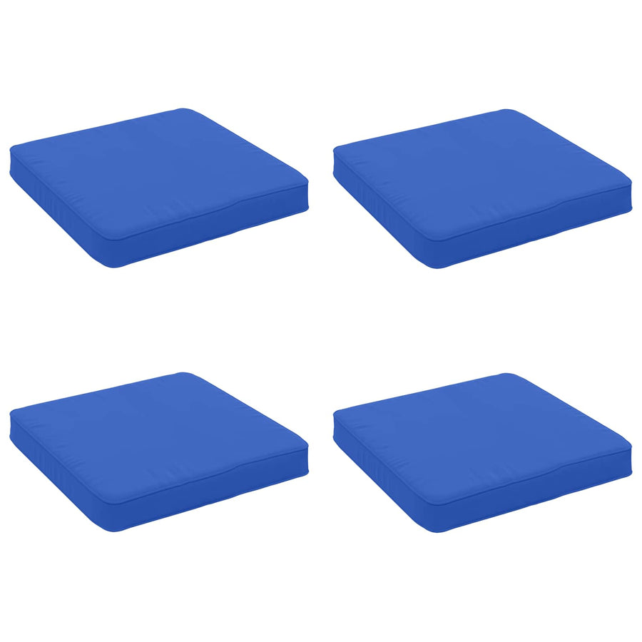 4-Piece Zitkussens VUGHT 4 pcs 100% Polyester Koninklijk Blauw