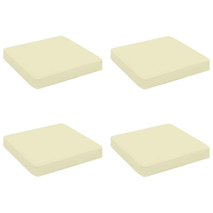 4-Piece Zitkussens VUGHT 4 pcs 100% Polyester Crèmekleurig