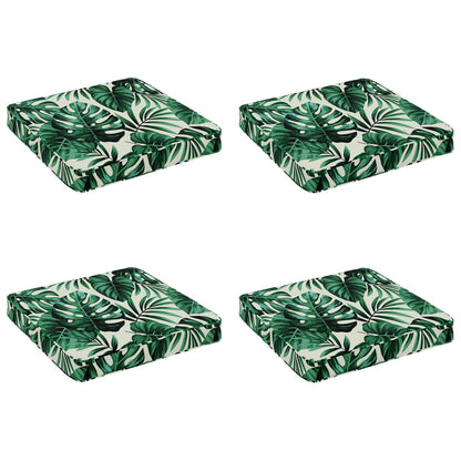 4-Piece Zitkussens VUGHT 4 pcs 100% Polyester Bladpatroon