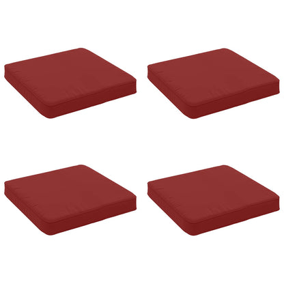 4-Piece Zitkussens VUGHT 4 pcs 100% Polyester Wijnrood