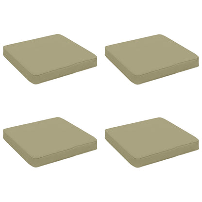 4-Piece Zitkussens VUGHT 4 pcs 100% Polyester Lichtgroen