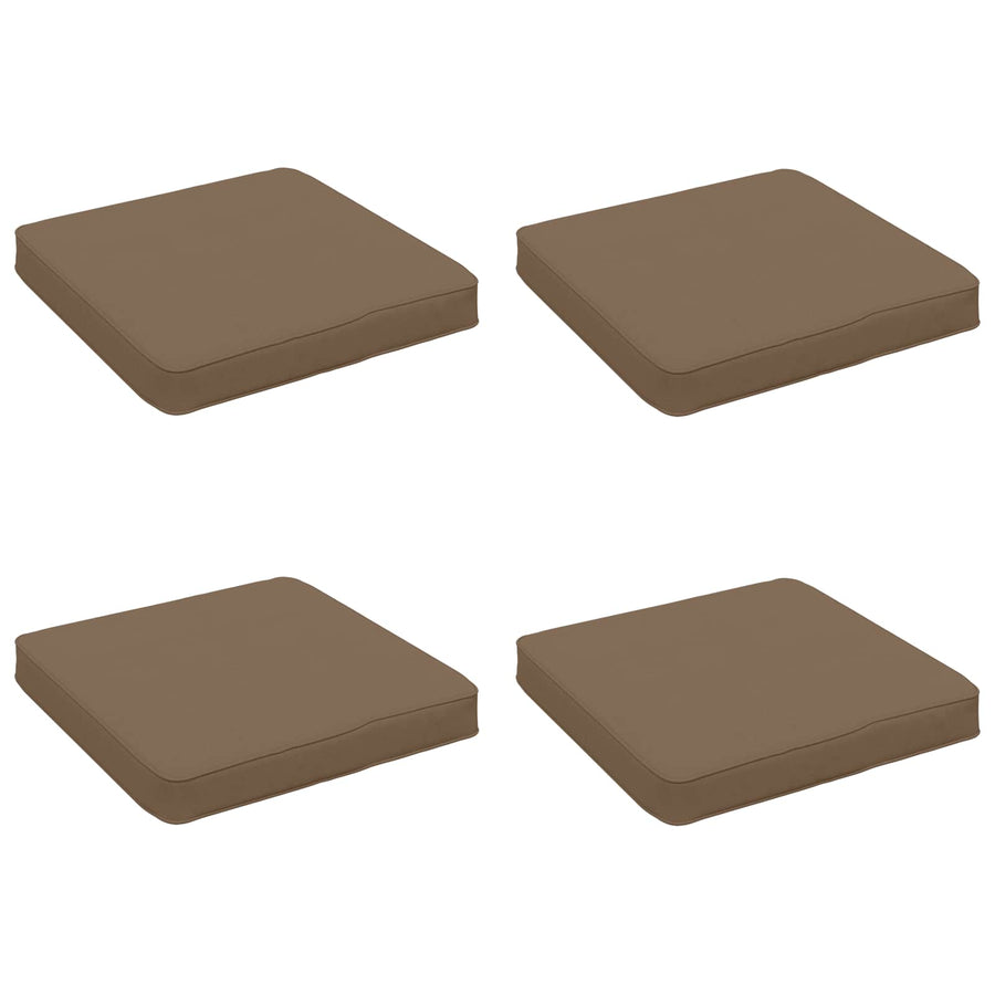 4-Piece Zitkussens VUGHT 4 pcs 100% Polyester Taupe