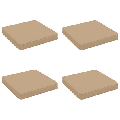 4-Piece Zitkussens VUGHT 4 pcs 100% Polyester Zand