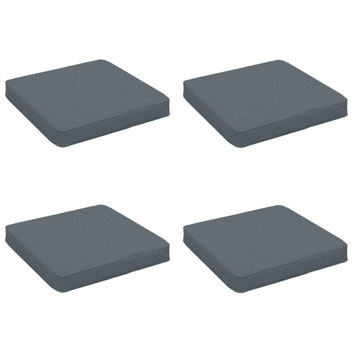 4-Piece Zitkussens VUGHT 4 pcs 100% Polyester Blauw