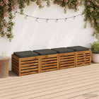 Zitkussens VUGHT 4 stuks 100% polyester antraciet