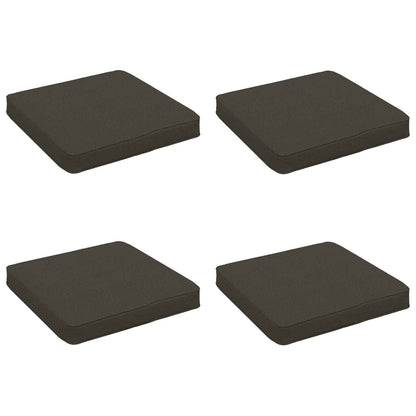 4-Piece Zitkussens VUGHT 4 pcs 100% Polyester Antraciet