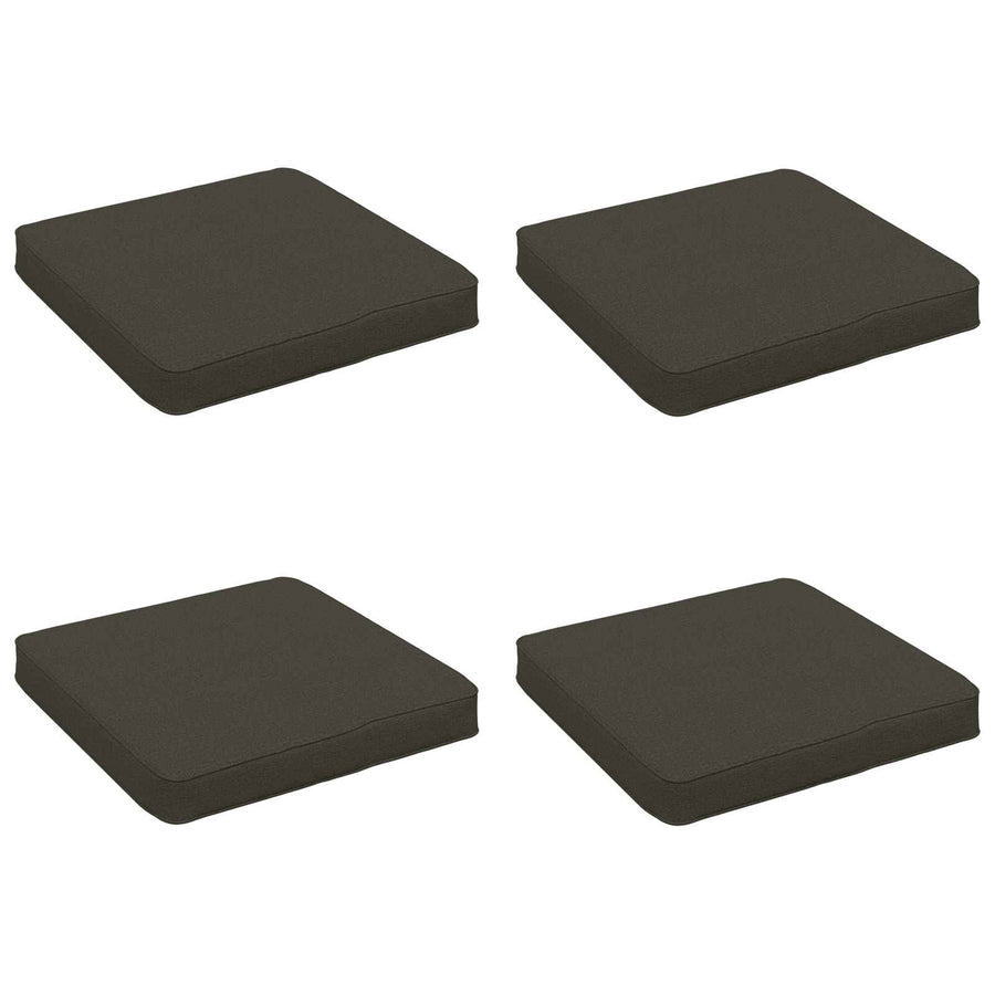 4-Piece Zitkussens VUGHT 4 pcs 100% Polyester Antraciet