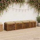Zitkussens VUGHT 4 stuks beige polyester