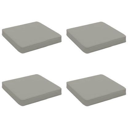 4-Piece Zitkussens VUGHT 4 pcs 100% Polyester Grijs