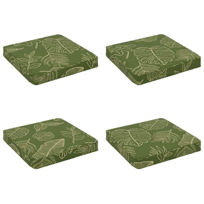 4-Piece Zitkussens VUGHT 4 pcs 100% Polyester Bladontwerp