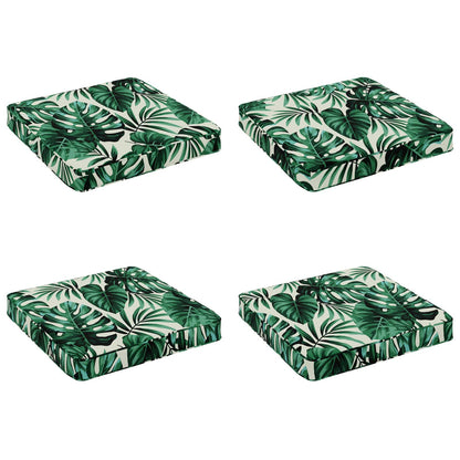 4-Piece Zitkussens VUGHT 4 pcs 100% Polyester Bladpatroon