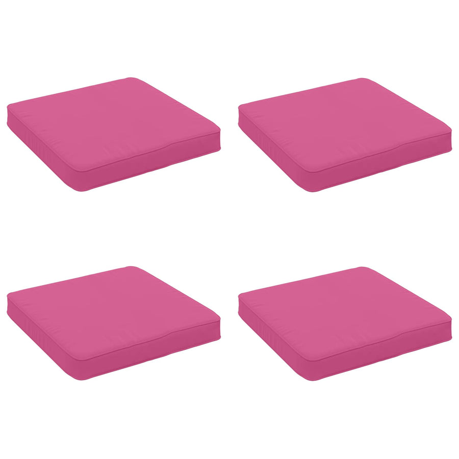 4-Piece Zitkussens VUGHT 4 pcs 100% Polyester Roze
