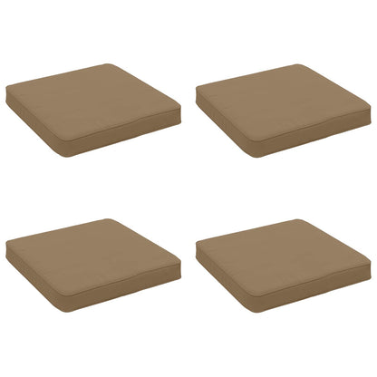 4-Piece Zitkussens VUGHT 4 pcs 100% Polyester Taupe