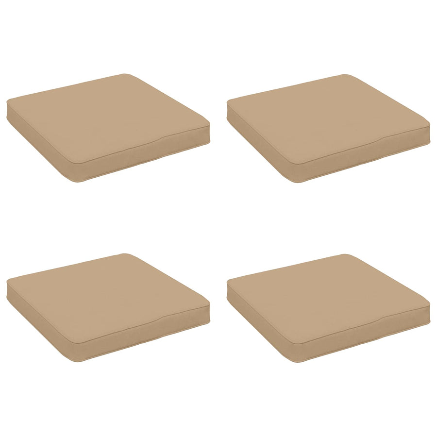 4-Piece Zitkussens VUGHT 4 pcs 100% Polyester Zand