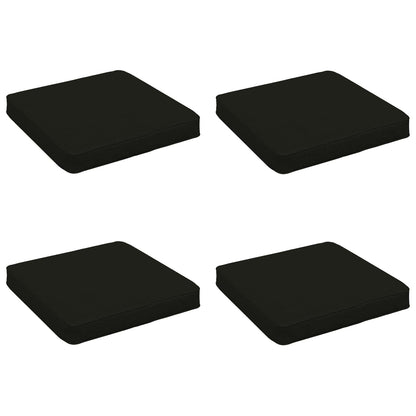 4-Piece Zitkussens VUGHT 4 pcs 100% Polyester Zwart
