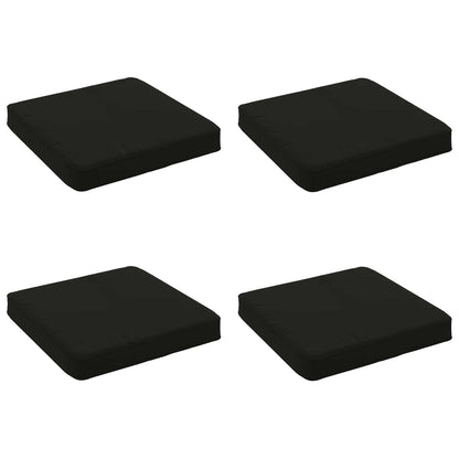 4-Piece Zitkussens VUGHT 4 pcs 100% Polyester Zwart