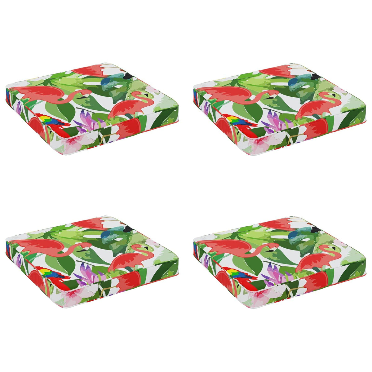 4-Piece Zitkussens VUGHT 4 pcs 100% Polyester Meerkleurig