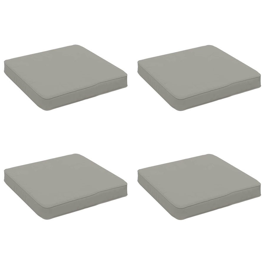 4-Piece Zitkussens VUGHT 4 pcs 100% Polyester Grijs
