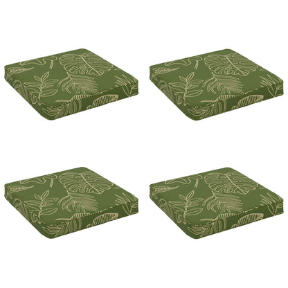 4-Piece Zitkussens VUGHT 4 pcs 100% Polyester Bladontwerp