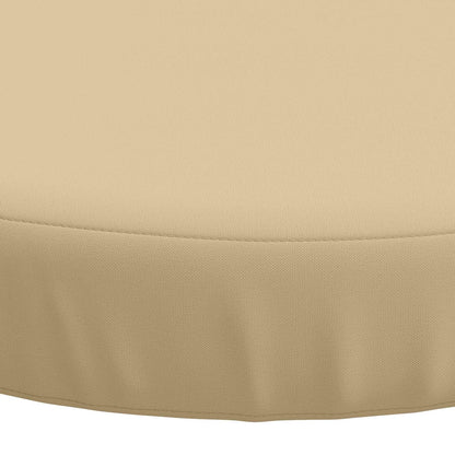 4-Piece Zitkussens SOEST 4 st 100% Polyester Beige Ø 35 x 7 cm