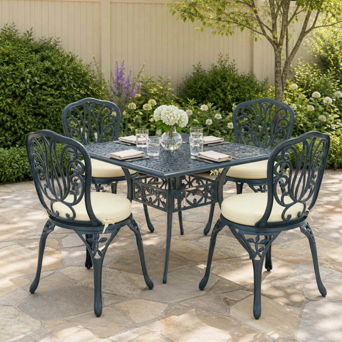 4-Piece Zitkussens SOEST 4 st 100% Polyester Crèmekleurig