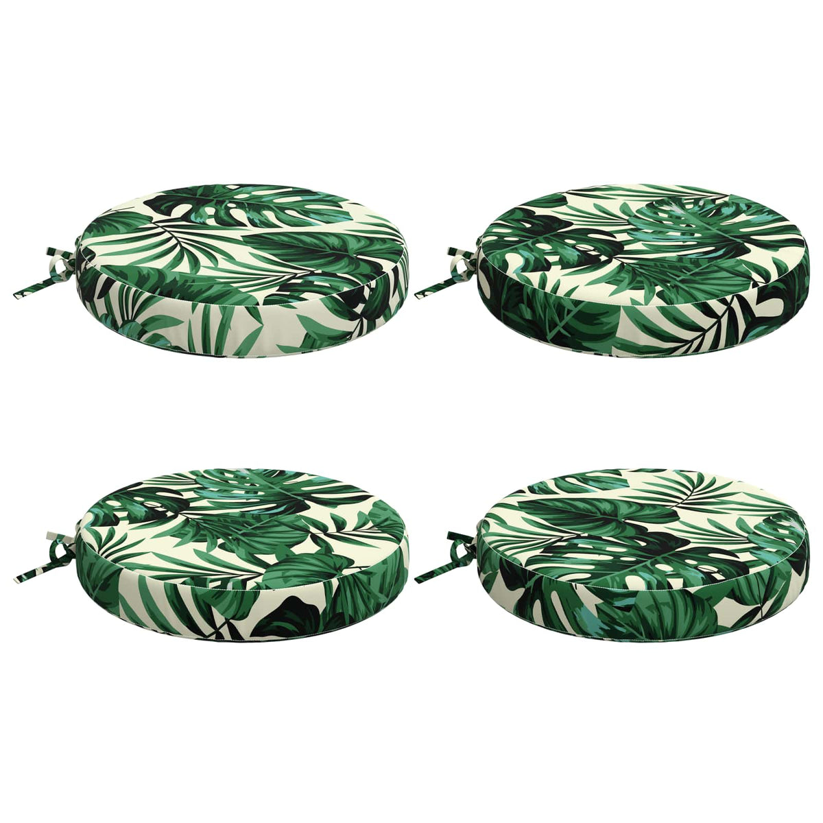 4-Piece Zitkussens SOEST 4 st 100% Polyester Bladpatroon