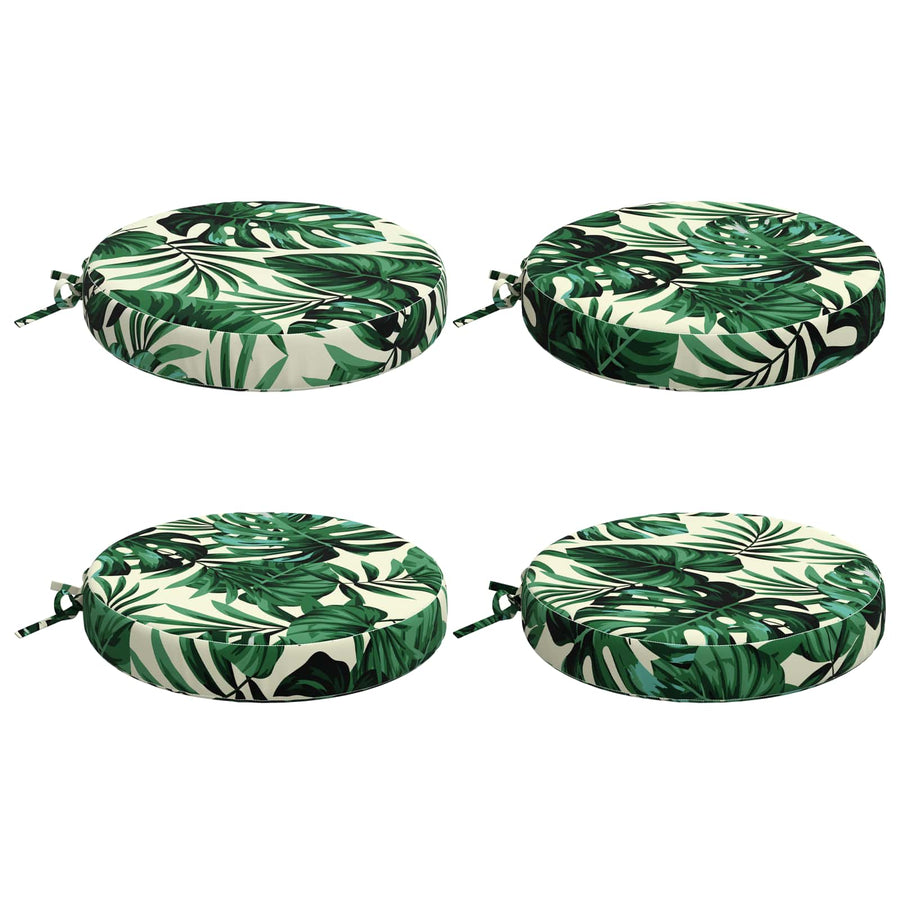 4-Piece Zitkussens SOEST 4 st 100% Polyester Bladpatroon