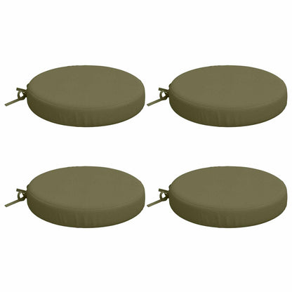 4-Piece Zitkussens SOEST 4 st 100% Polyester Olijfgroen