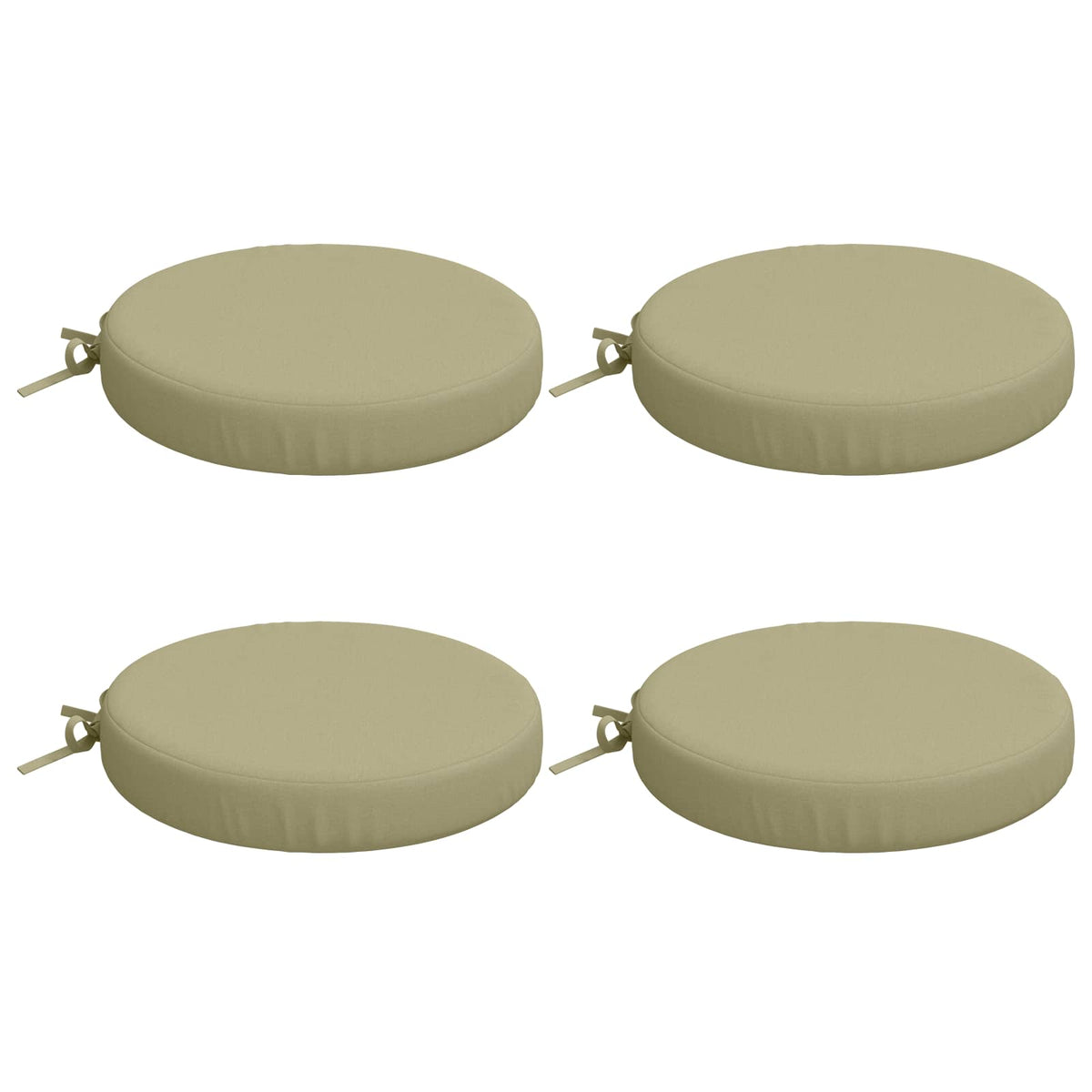 4-Piece Zitkussens SOEST 4 st 100% Polyester Lichtgroen