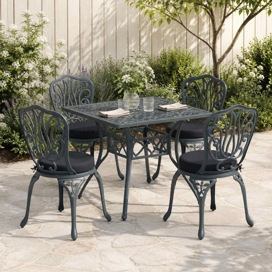 4-Piece Zitkussens SOEST 4 st 100% Polyester Donkerblauw