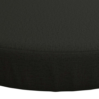 4-Piece Zitkussens SOEST 4 st 100% Polyester Zwart Ø 40 x 7 cm