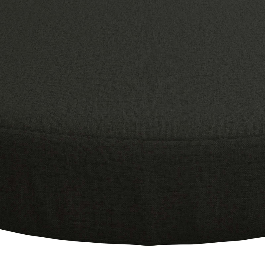 4-Piece Zitkussens SOEST 4 st 100% Polyester Zwart Ø 40 x 7 cm