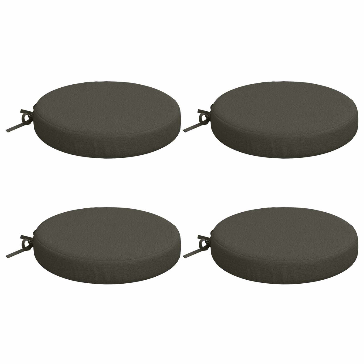 4-Piece Zitkussens SOEST 4 st 100% Polyester Antraciet
