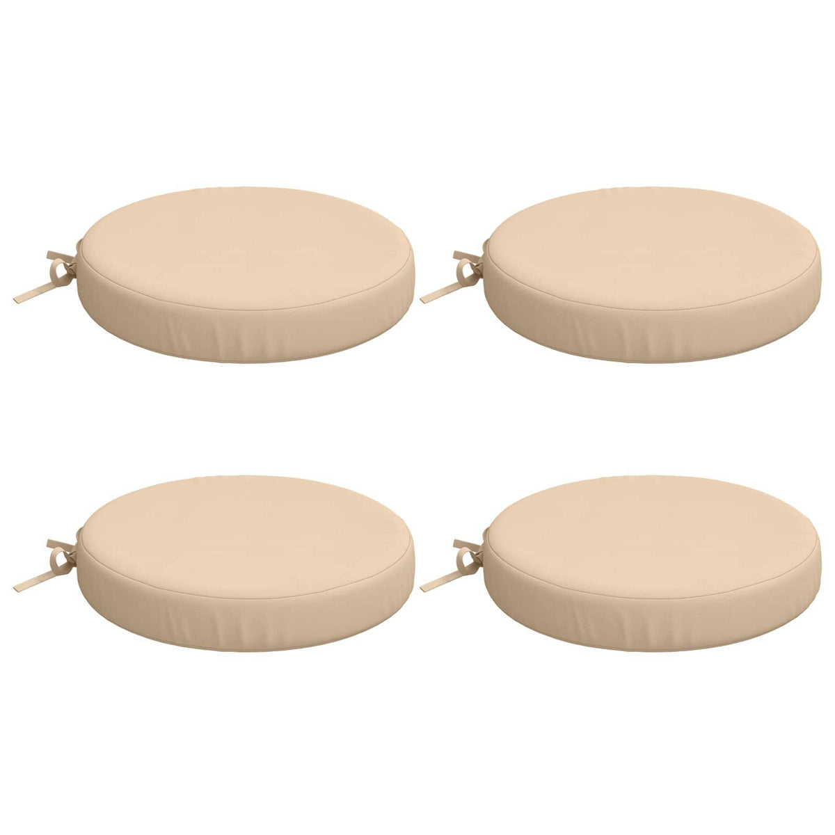 4-Piece Zitkussens SOEST 4 st 100% Polyester Crèmekleurig