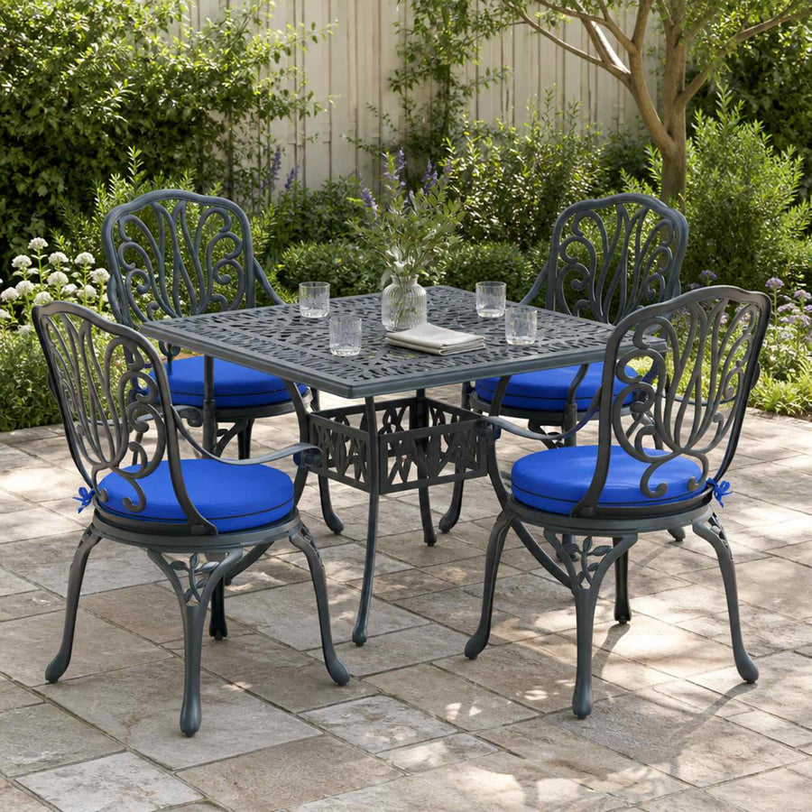 4-Piece Zitkussens SOEST 4 st 100% Polyester Koninklijk Blauw