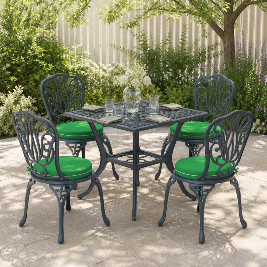 4-Piece Zitkussens SOEST 4 st 100% Polyester Groen Ø 35 x 7 cm