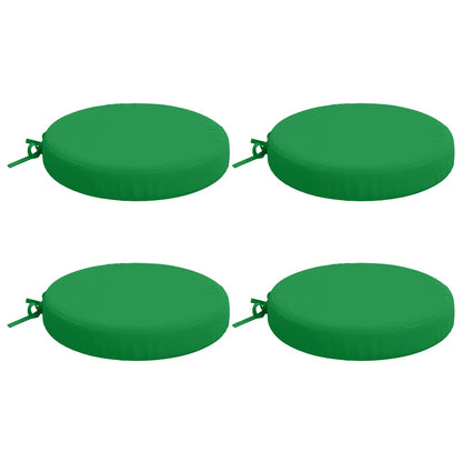 4-Piece Zitkussens SOEST 4 st 100% Polyester Groen Ø 40 x 7 cm