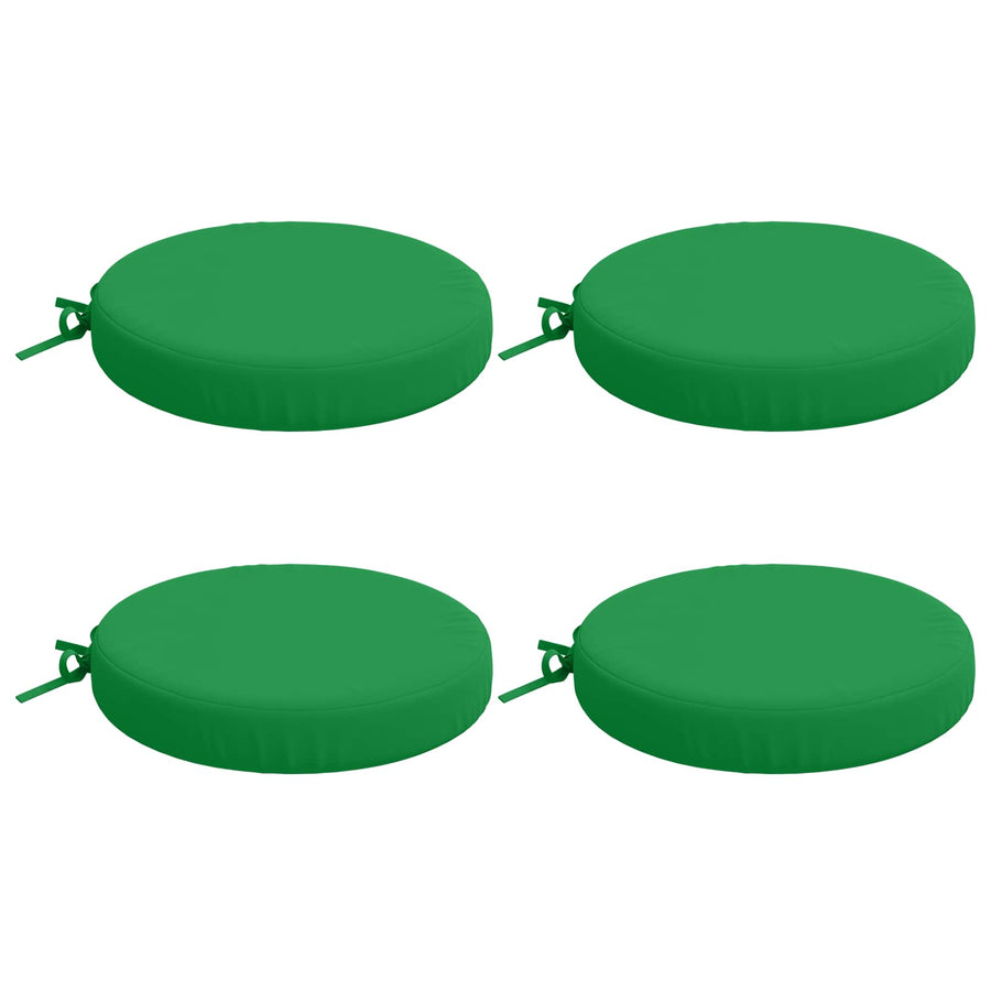 4-Piece Zitkussens SOEST 4 st 100% Polyester Groen Ø 40 x 7 cm
