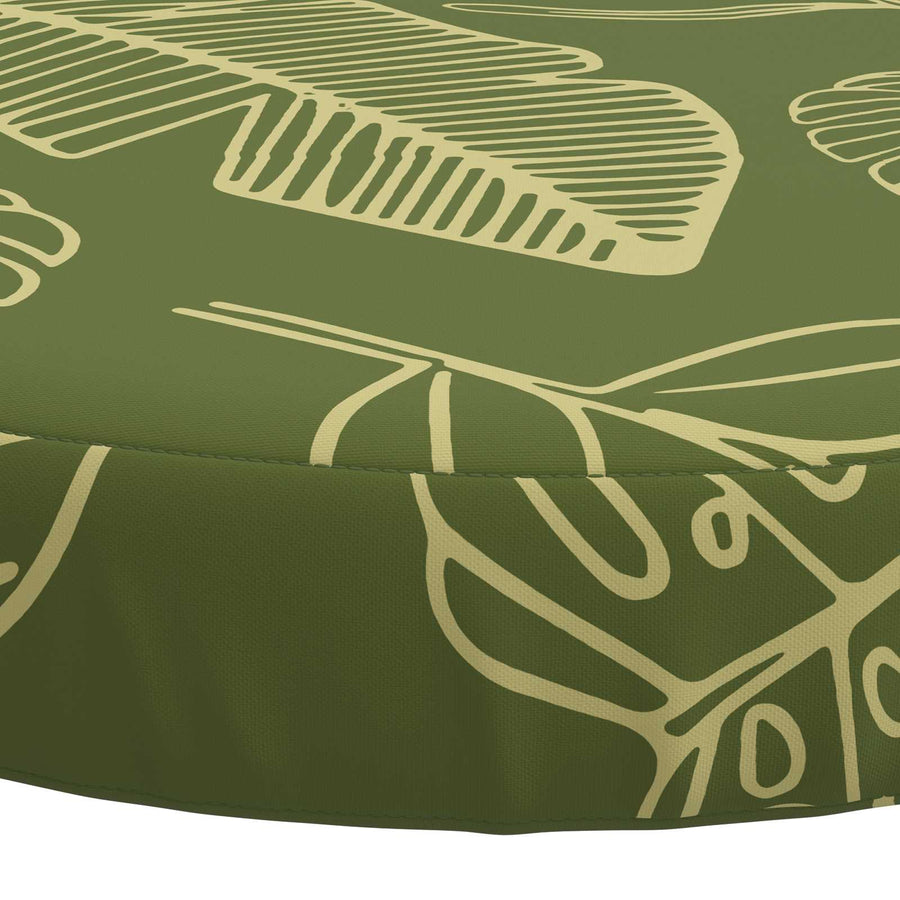 4-Piece Zitkussens SOEST 4 st 100% Polyester Bladontwerp