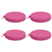 Zitkussens roze Ø 40x7 cm set 4 stuks