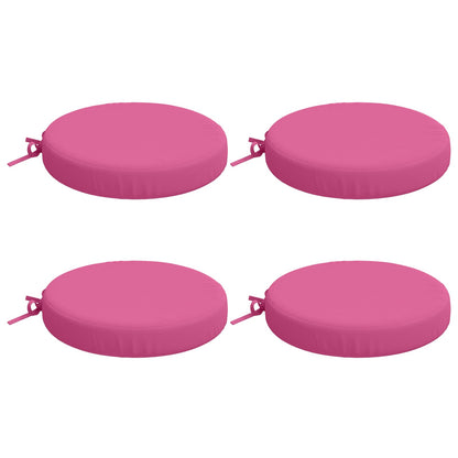 4-Piece Zitkussens SOEST 4 st 100% Polyester Roze Ø 40 x 7 cm