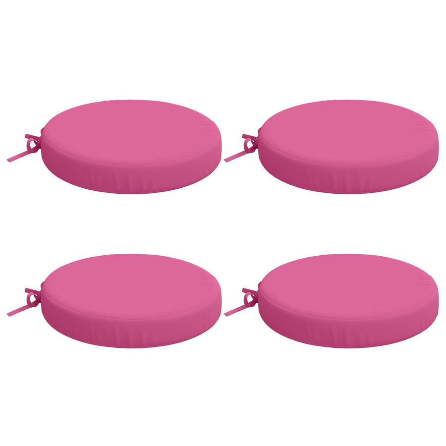 4-Piece Zitkussens SOEST 4 st 100% Polyester Roze Ø 40 x 7 cm