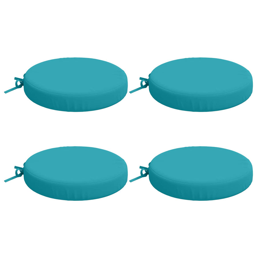 4-Piece Zitkussens SOEST 4 st 100% Polyester Turquoise