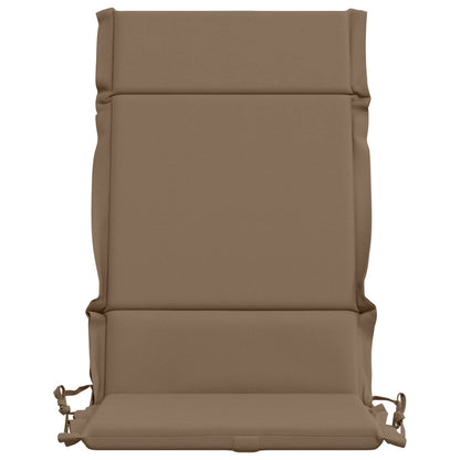 2-delige Hoogrug Kussen GEMERT 2 pcs 100% Polyester Taupe