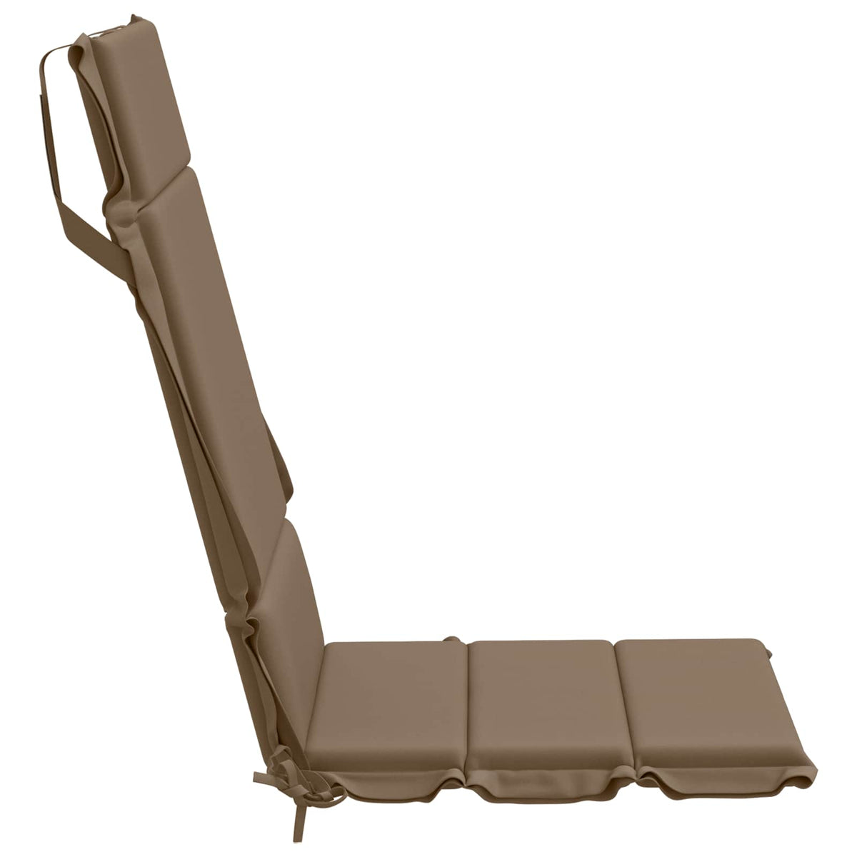 2-delige Hoogrug Kussen GEMERT 2 pcs 100% Polyester Taupe