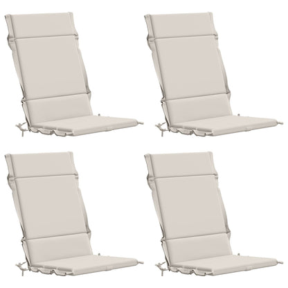 4-delige Hoogrug Kussen GEMERT 4 pcs 100% Polyester Wit